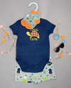 0-9M 3PC Short Set with socks Local Cutie Design - Ariesbabies