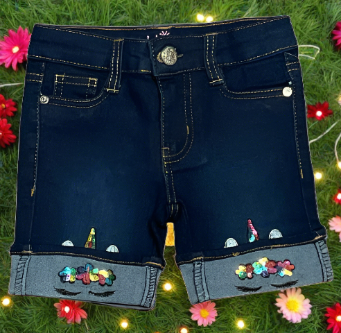 2-4T Denim Bermuda Short - Ariesbabies