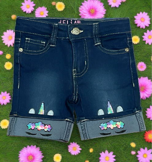 2-4T Denim Bermuda Short - Ariesbabies