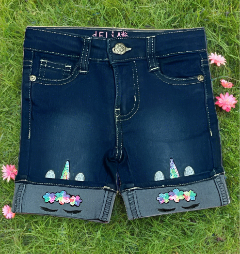 2-4T Denim Bermuda Short - Ariesbabies