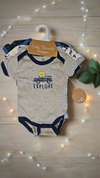 Boys 0-9m 3 Pack Onesies explore design - Ariesbabies