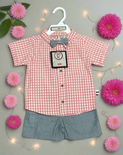 Boy set including bow tie