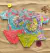 Girls 12-24M & 2-4T Rash Guard Swimwear - Ariesbabies