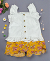 Girls 2-4T Sleeveless Eyelet Top and Woven Short Set - Ariesbabies