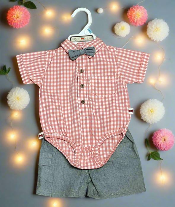 Boy set including bow tie