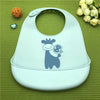 Waterproof Cartoon Crown Silicone Feeding Bibs - Ariesbabies