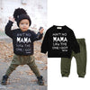 Winter Long Sleeve T-shirt Tee+Long Pants Outfit - Ariesbabies