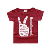 New Short Sleeve Letter Printed Baby T Shirt - Ariesbabies