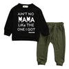 Winter Long Sleeve T-shirt Tee+Long Pants Outfit - Ariesbabies