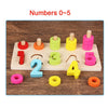 Wooden Count Geometric Shape Educational Item - Ariesbabies